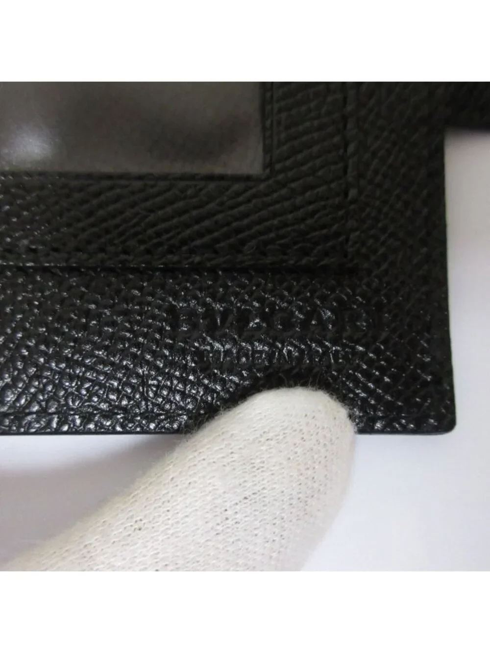 Bvlgari Bulgari Leather Planner Cover System Black Ring